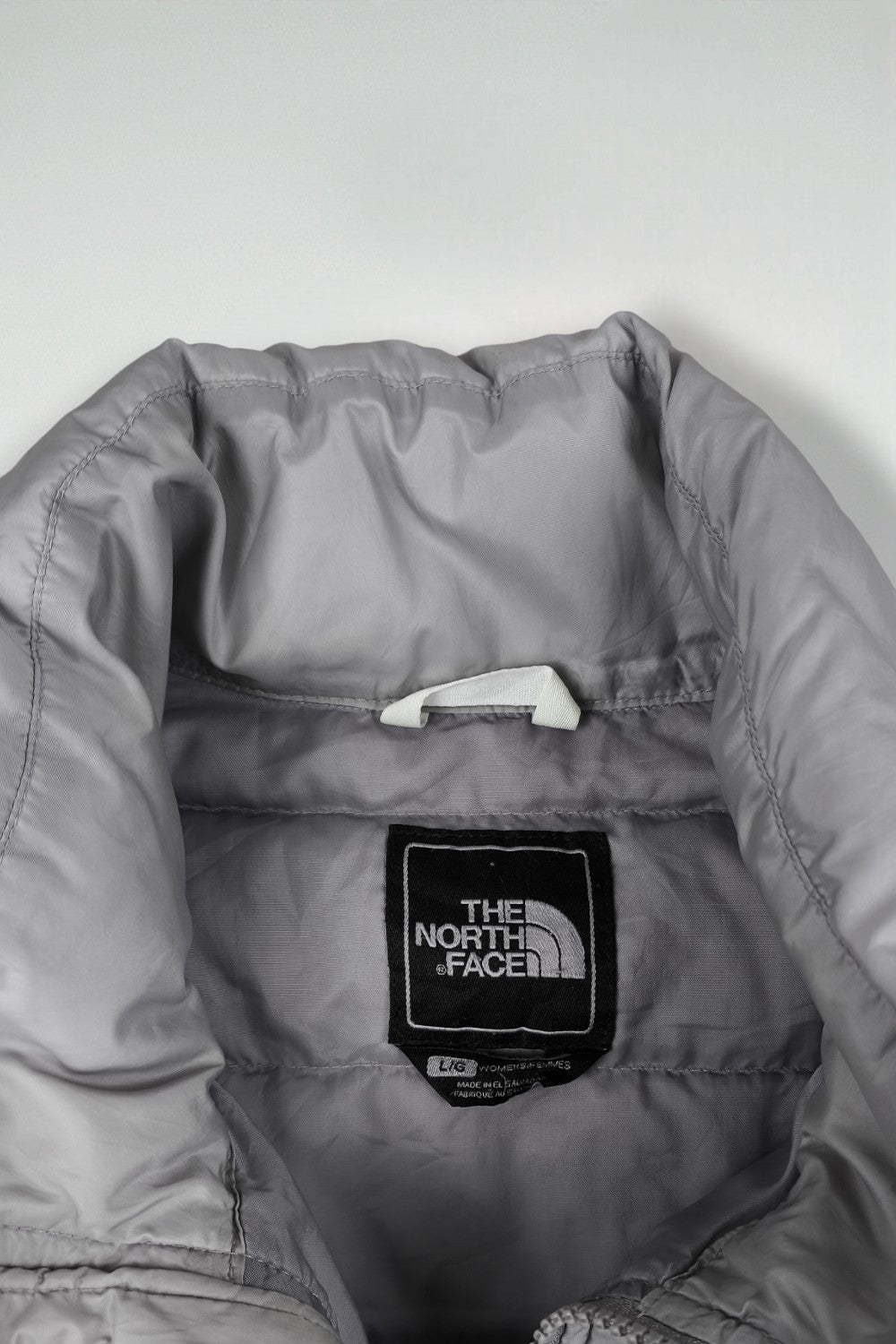 Giacca in pile vintage The North Face Denali grigio chiaro | Abbigliamento outdoor anni 2000
