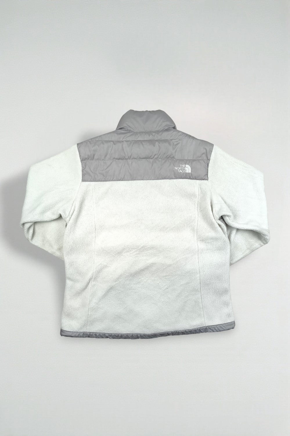 Giacca in pile vintage The North Face Denali grigio chiaro | Abbigliamento outdoor anni 2000