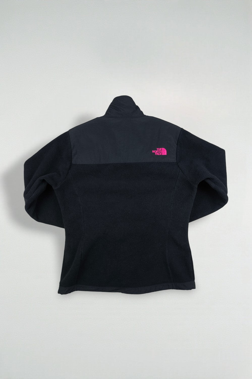 Giacca in pile vintage The North Face Denali nera/rosa | Abbigliamento da esterno da donna