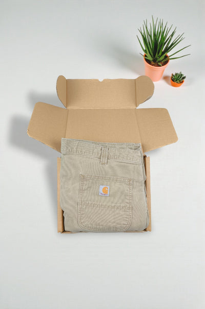 Pantaloni da lavoro Carhartt Relaxed Fit Vintage Beige | Abbigliamento da lavoro Utility anni 2000