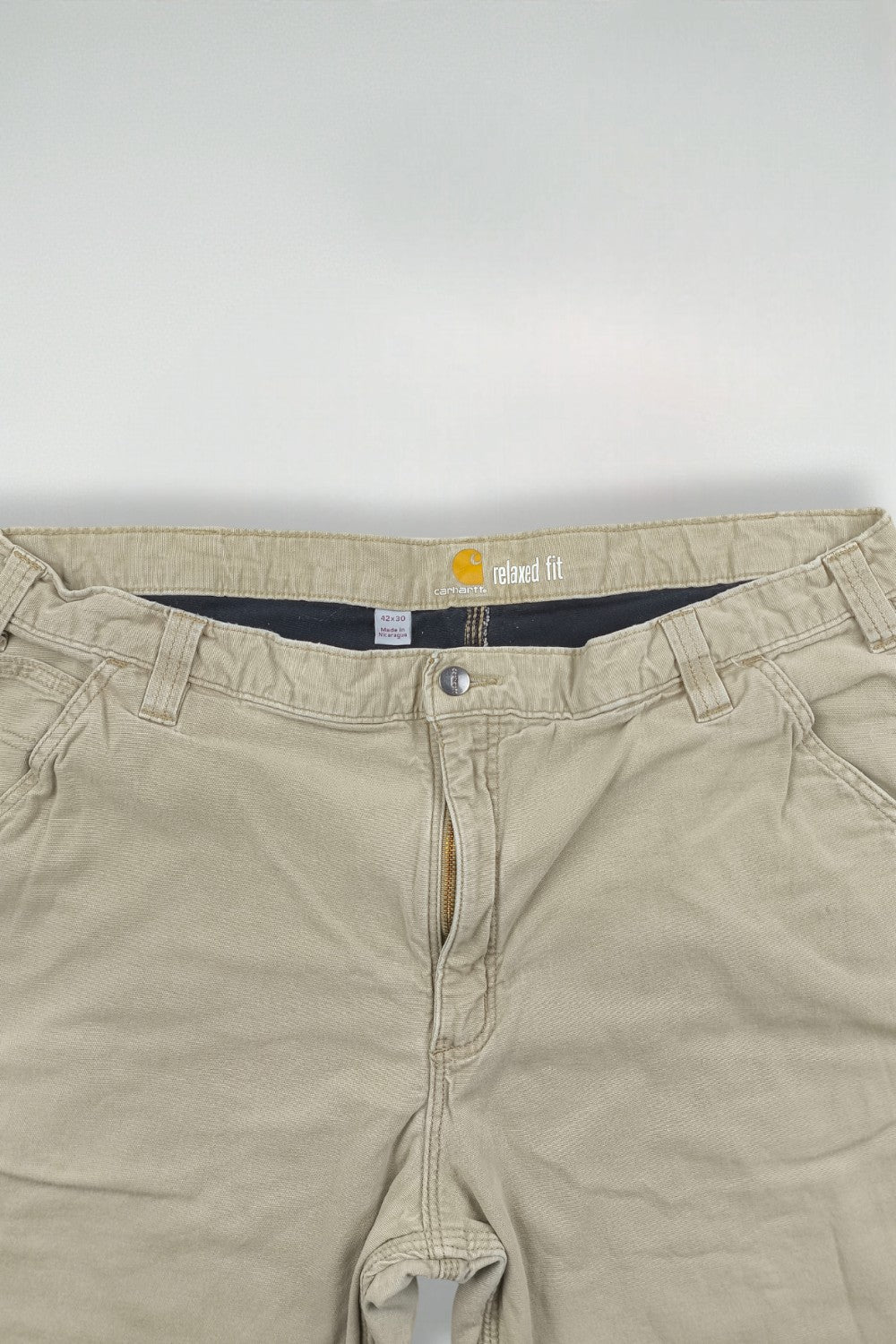 Pantaloni da lavoro Carhartt Relaxed Fit Vintage Beige | Abbigliamento da lavoro Utility anni 2000