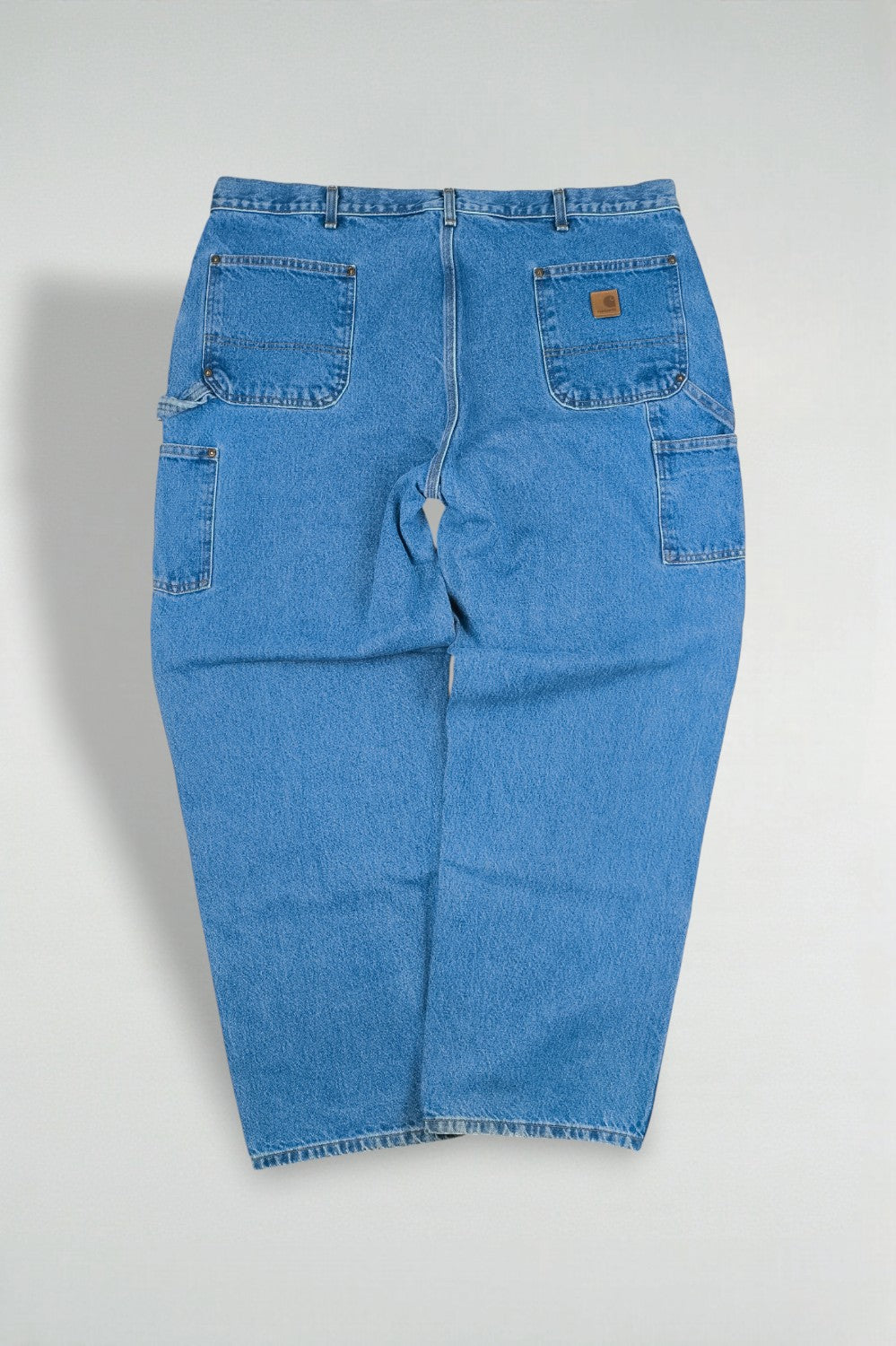 Jeans vintage Carhartt B73 DST Original Dungaree Fit Carpenter, blu | Pantaloni in denim da lavoro