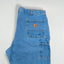Jeans vintage Carhartt B73 DST Original Dungaree Fit Carpenter, blu | Pantaloni in denim da lavoro