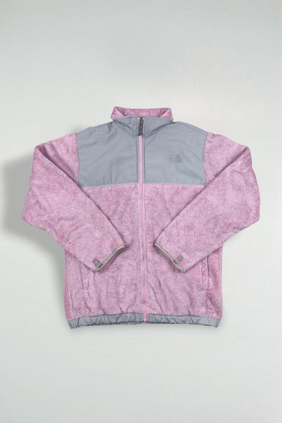 Vintage The North Face Denali Fleece Jacket Pink/Grey | Y2K Outdoor Layer