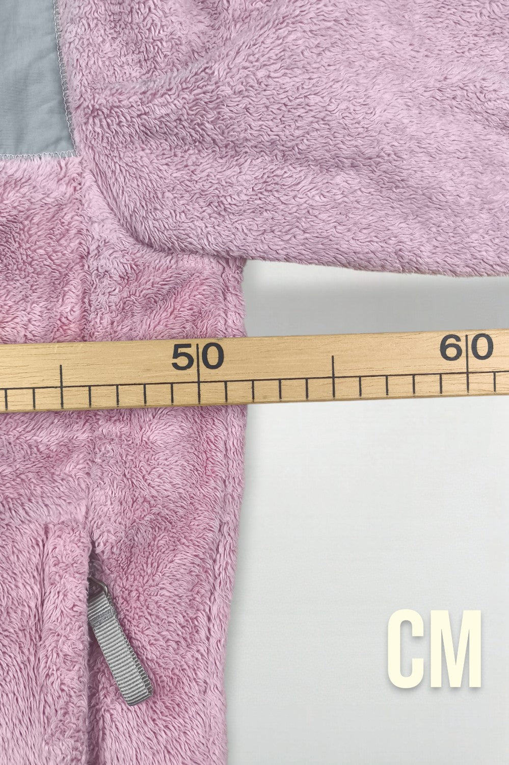 Giacca in pile vintage The North Face Denali rosa/grigio | Strato esterno Y2K