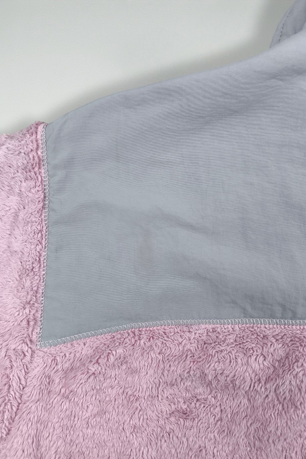 Giacca in pile vintage The North Face Denali rosa/grigio | Strato esterno Y2K