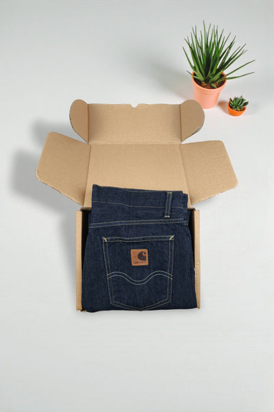 Jeans vintage Carhartt Texas Pant in denim blu scuro | Abbigliamento da lavoro anni 2000
