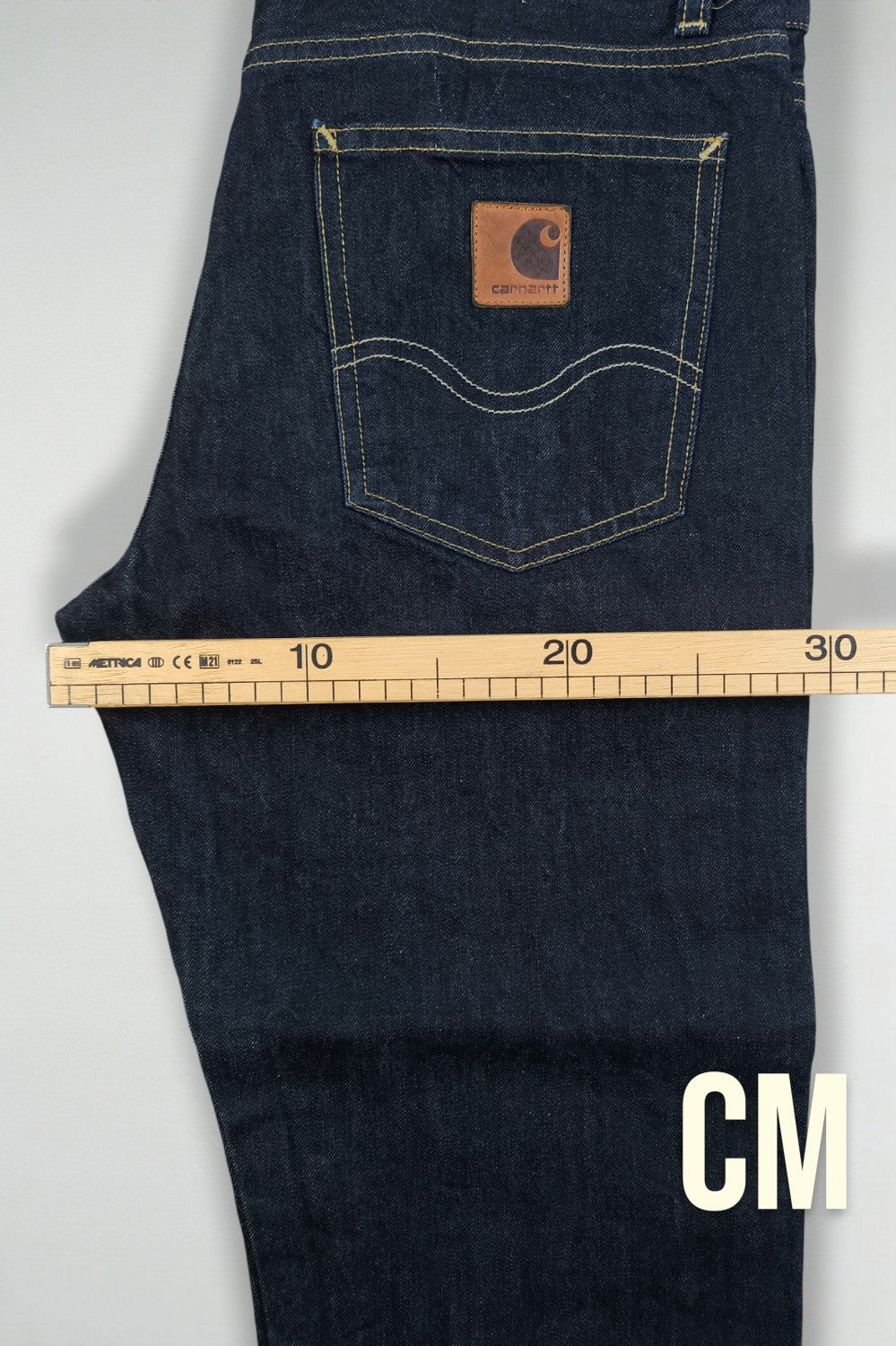 Jeans vintage Carhartt Texas Pant in denim blu scuro | Abbigliamento da lavoro anni 2000