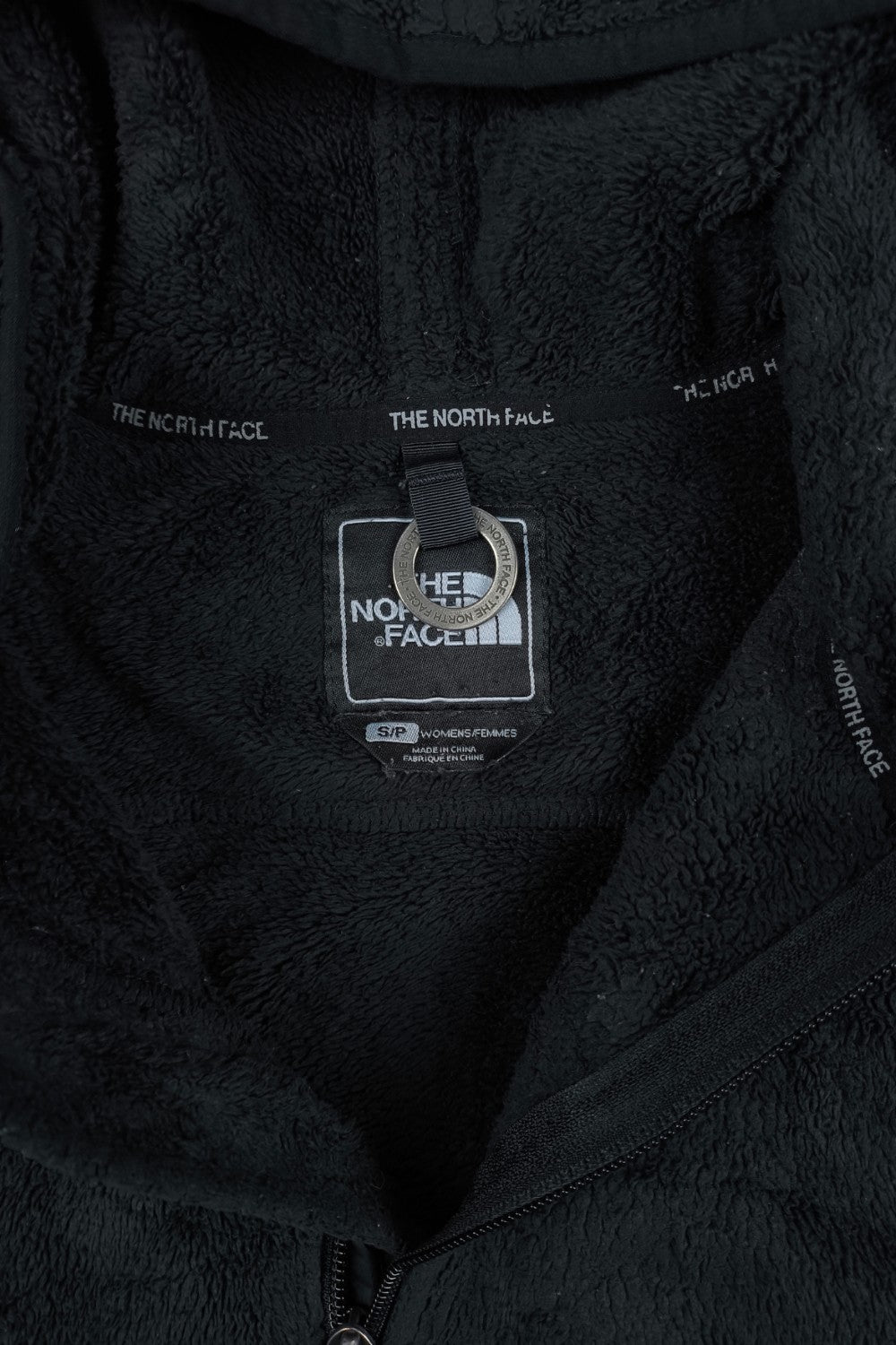 Giacca in pile con cappuccio vintage The North Face Denali nera | Abbigliamento outdoor anni 2000