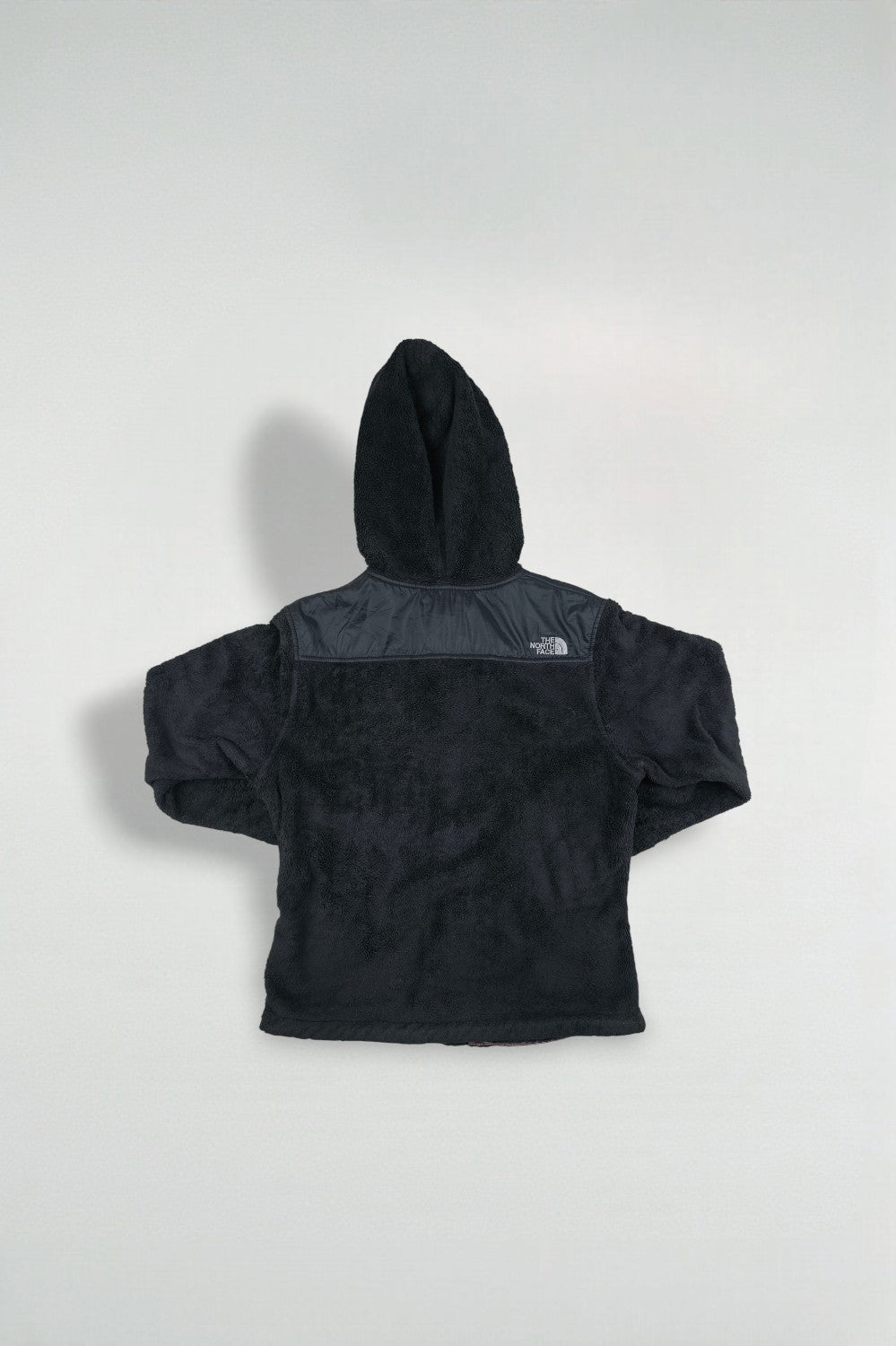 Giacca in pile con cappuccio vintage The North Face Denali nera | Abbigliamento outdoor anni 2000
