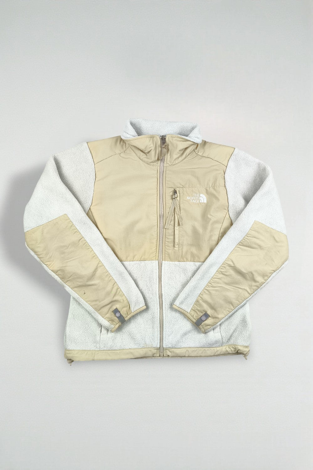 Giacca vintage The North Face Denali beige/bianco sporco | Capispalla in pile da donna