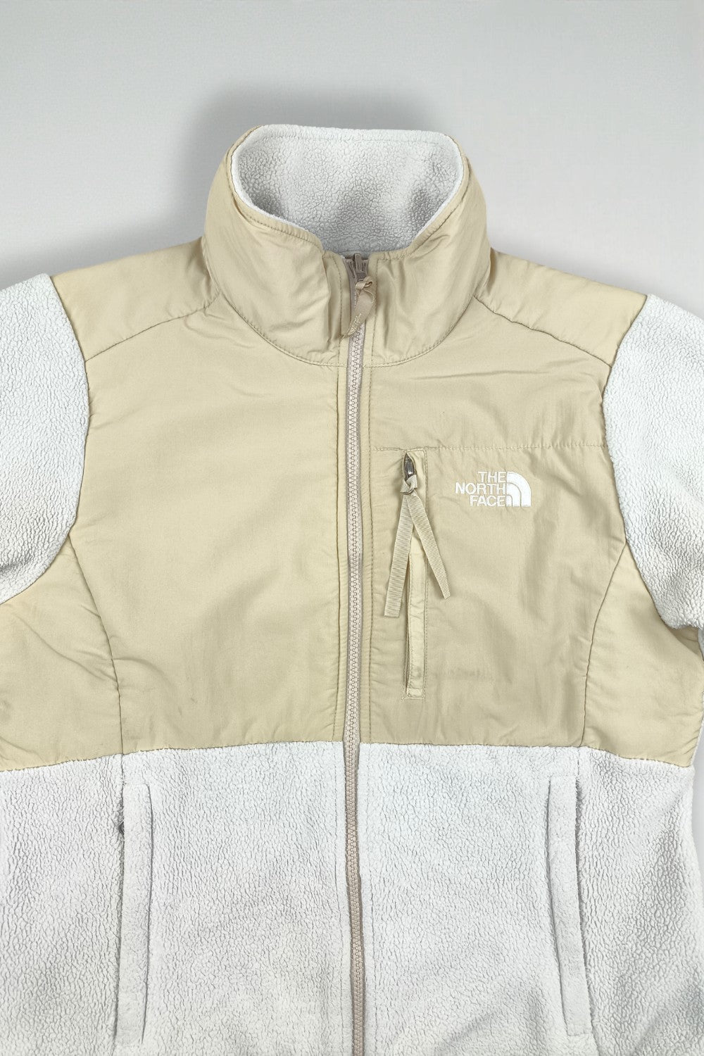 Giacca vintage The North Face Denali beige/bianco sporco | Capispalla in pile da donna