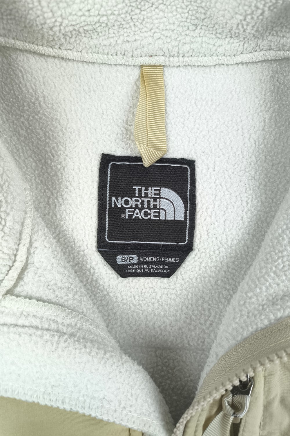 Giacca vintage The North Face Denali beige/bianco sporco | Capispalla in pile da donna