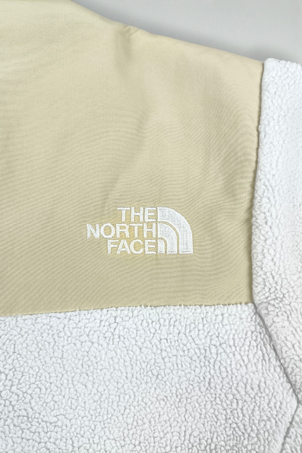 Giacca vintage The North Face Denali beige/bianco sporco | Capispalla in pile da donna