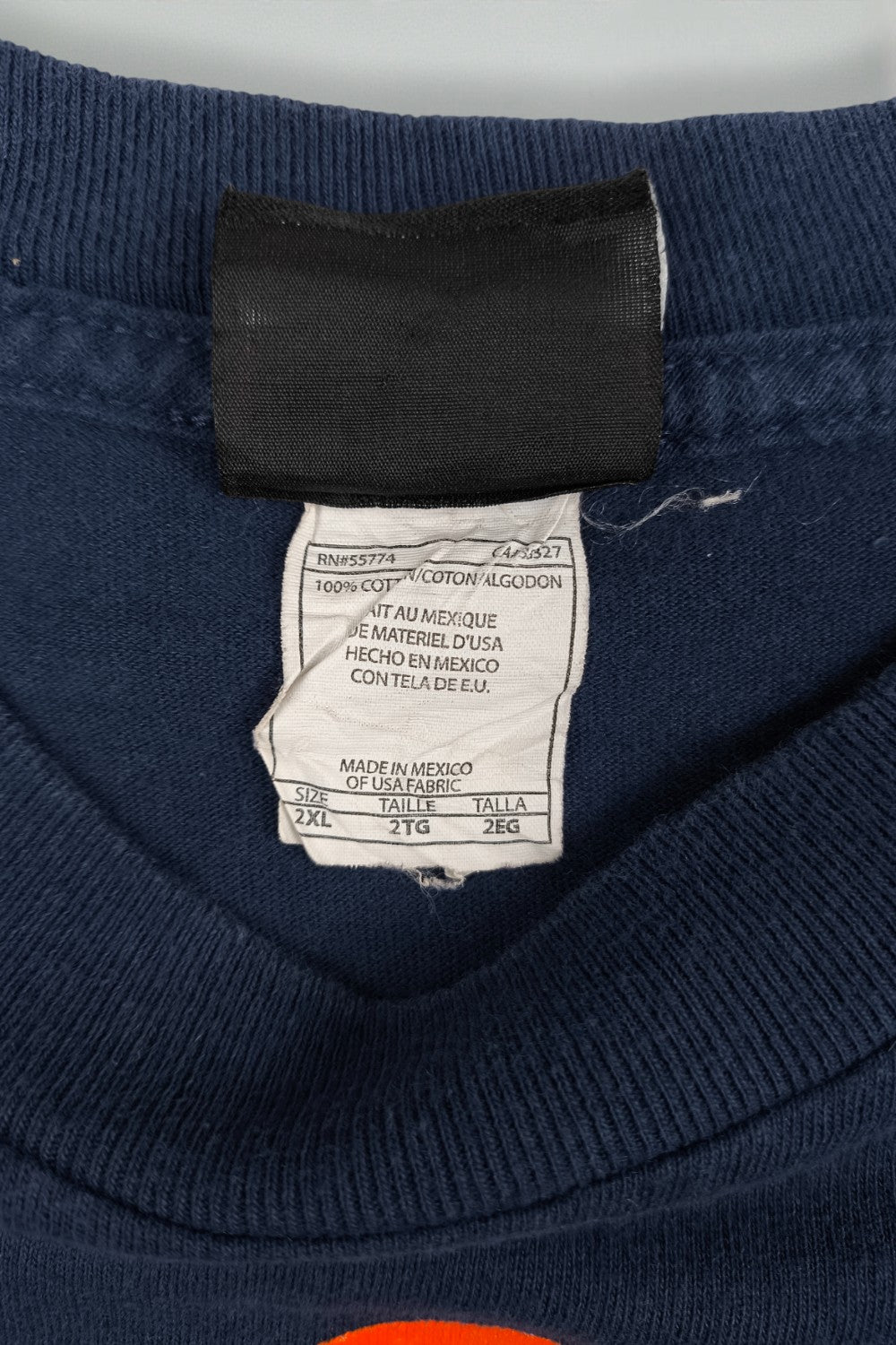 Felpa vintage da football dei Denver Broncos della NFL, blu navy | Abbigliamento della squadra Y2K