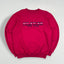 Vintage Tommy Jeans Hilfiger New York Logo Sweatshirt Red | 90s Streetwear Crewneck
