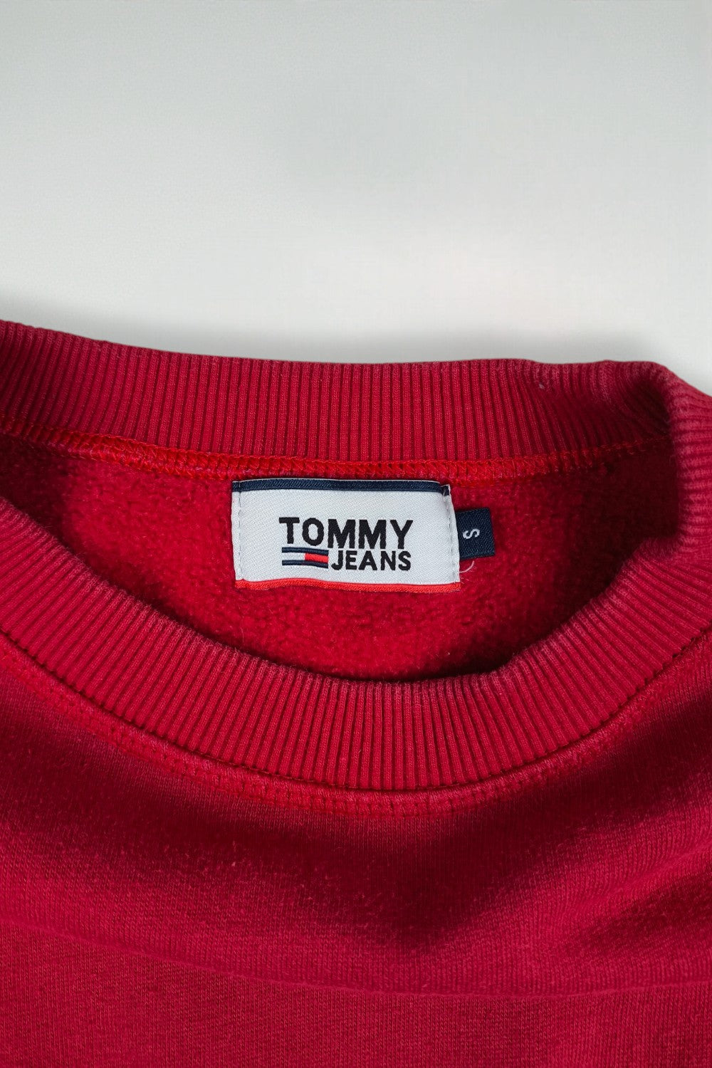Vintage Tommy Jeans Hilfiger New York Logo Sweatshirt Red | 90s Streetwear Crewneck