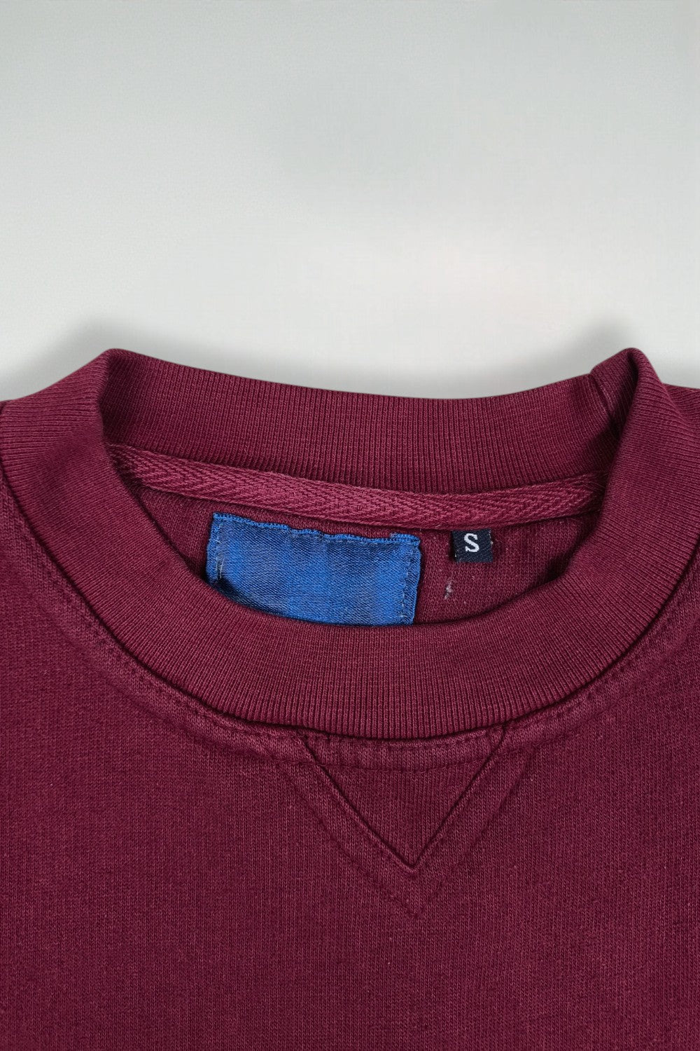 Vintage Sergio Tacchini Logo Sweatshirt Burgundy | 1990s Casual Sportswear