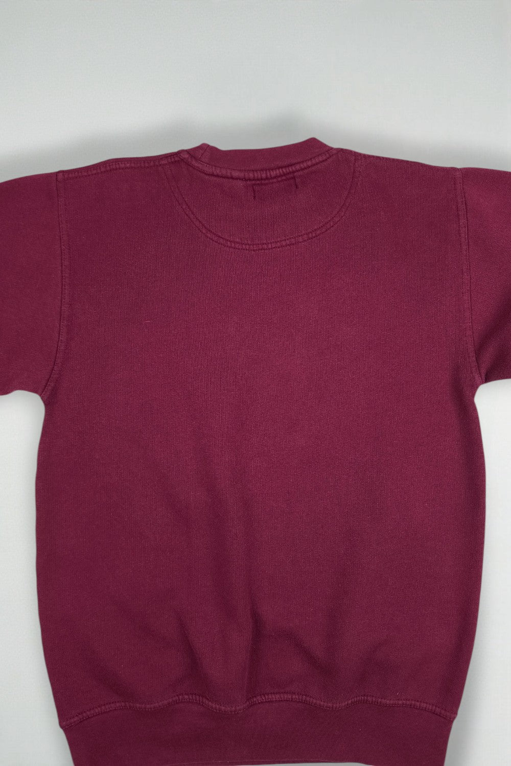 Vintage Sergio Tacchini Logo Sweatshirt Burgundy | 1990s Casual Sportswear