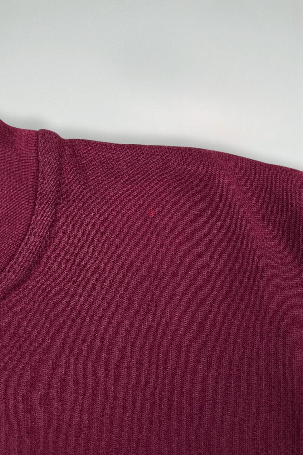 Vintage Sergio Tacchini Logo Sweatshirt Burgundy | 1990s Casual Sportswear