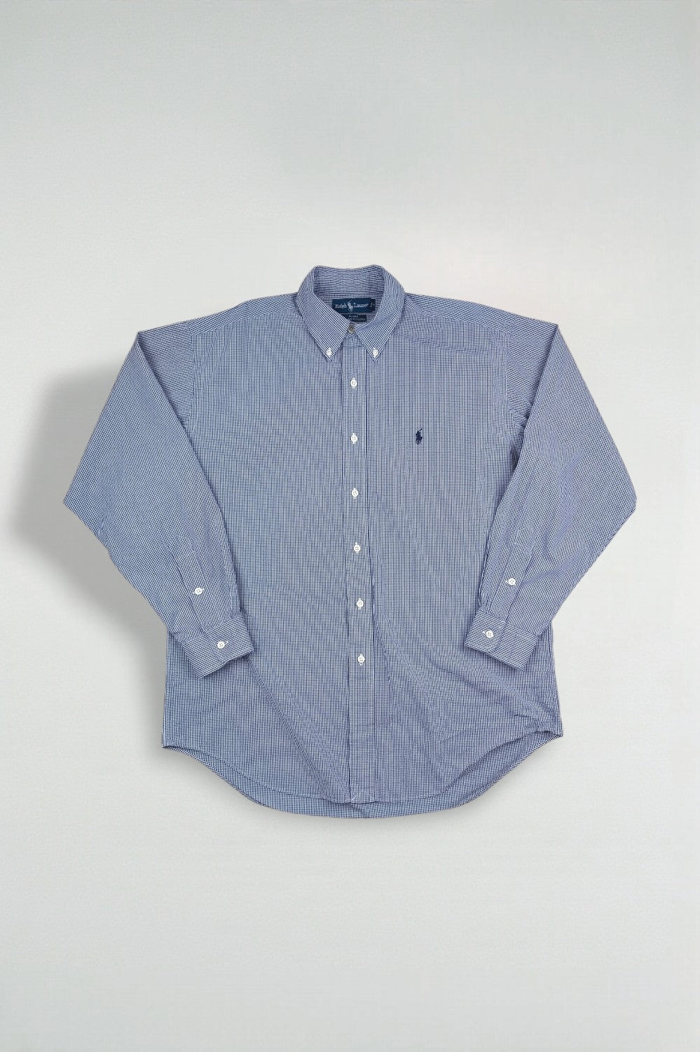 Second-hand Polo Ralph Lauren Shirt Blue Gingham | Classic Casual Shirt