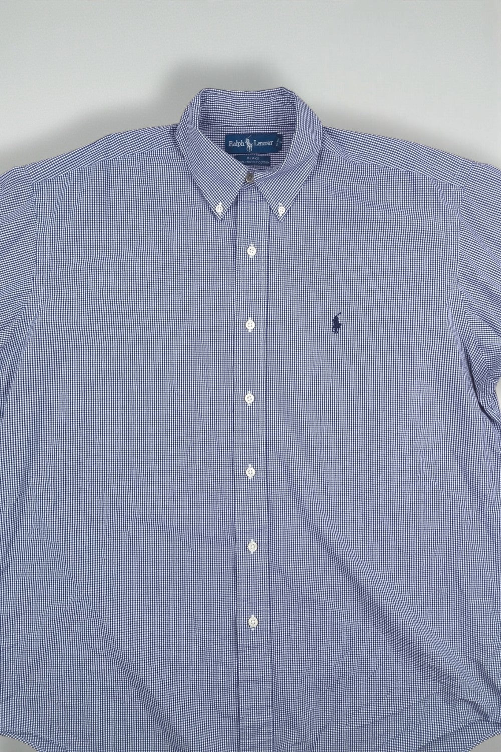 Second-hand Polo Ralph Lauren Shirt Blue Gingham | Classic Casual Shirt