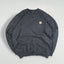 Carhartt Pocket Crewneck Sweatshirt Dark Grey | Workwear Original Fit