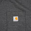 Carhartt Pocket Crewneck Sweatshirt Dark Grey | Workwear Original Fit