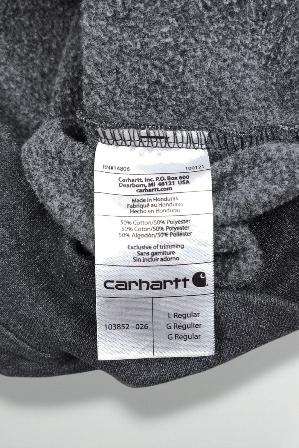 Carhartt Pocket Crewneck Sweatshirt Dark Grey | Workwear Original Fit