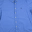 Vintage Ralph Lauren Classic Fit Button Down Oxford Shirt Blue | 1990s Casual Cotton Shirt