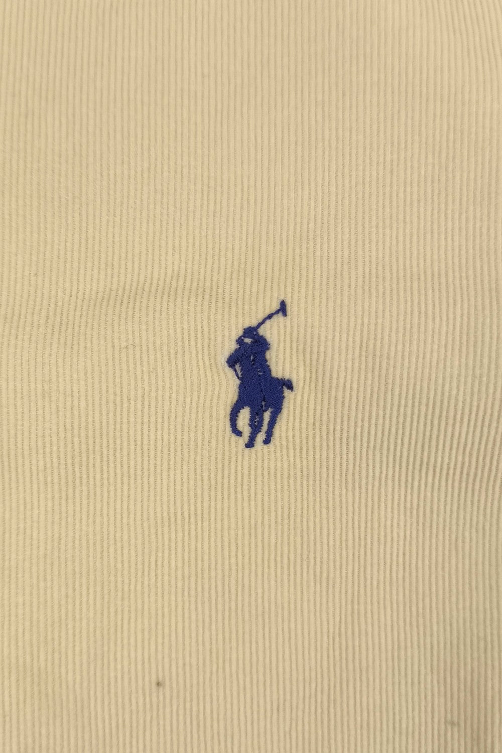 Ralph Lauren Classic Fit Button-Down Shirt Yellow Corduroy Cotton | Casual Preppy Shirt
