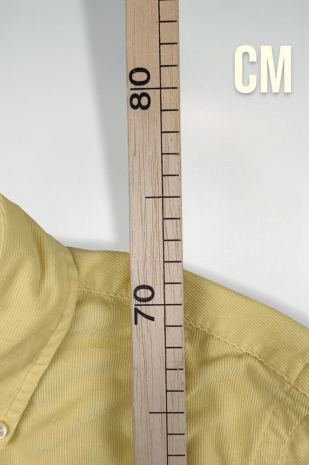 Ralph Lauren Classic Fit Button-Down Shirt Yellow Corduroy Cotton | Casual Preppy Shirt
