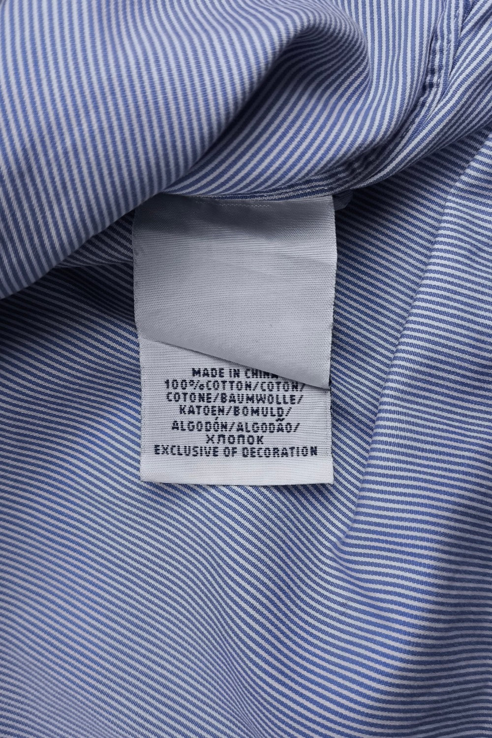 Vintage Polo Ralph Lauren Striped Cotton Button-Up Shirt Blue | Classic Preppy Menswear