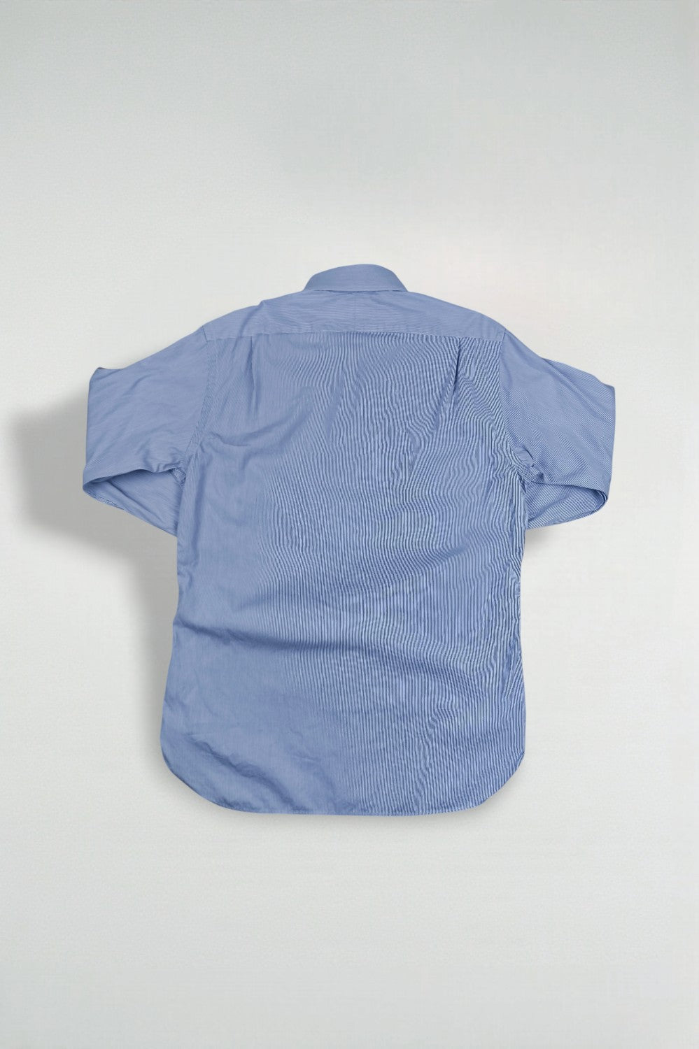 Vintage Polo Ralph Lauren Striped Cotton Button-Up Shirt Blue | Classic Preppy Menswear