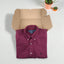 Vintage Ralph Lauren Blake Button Down Shirt Burgundy | 2000s Classic Casual
