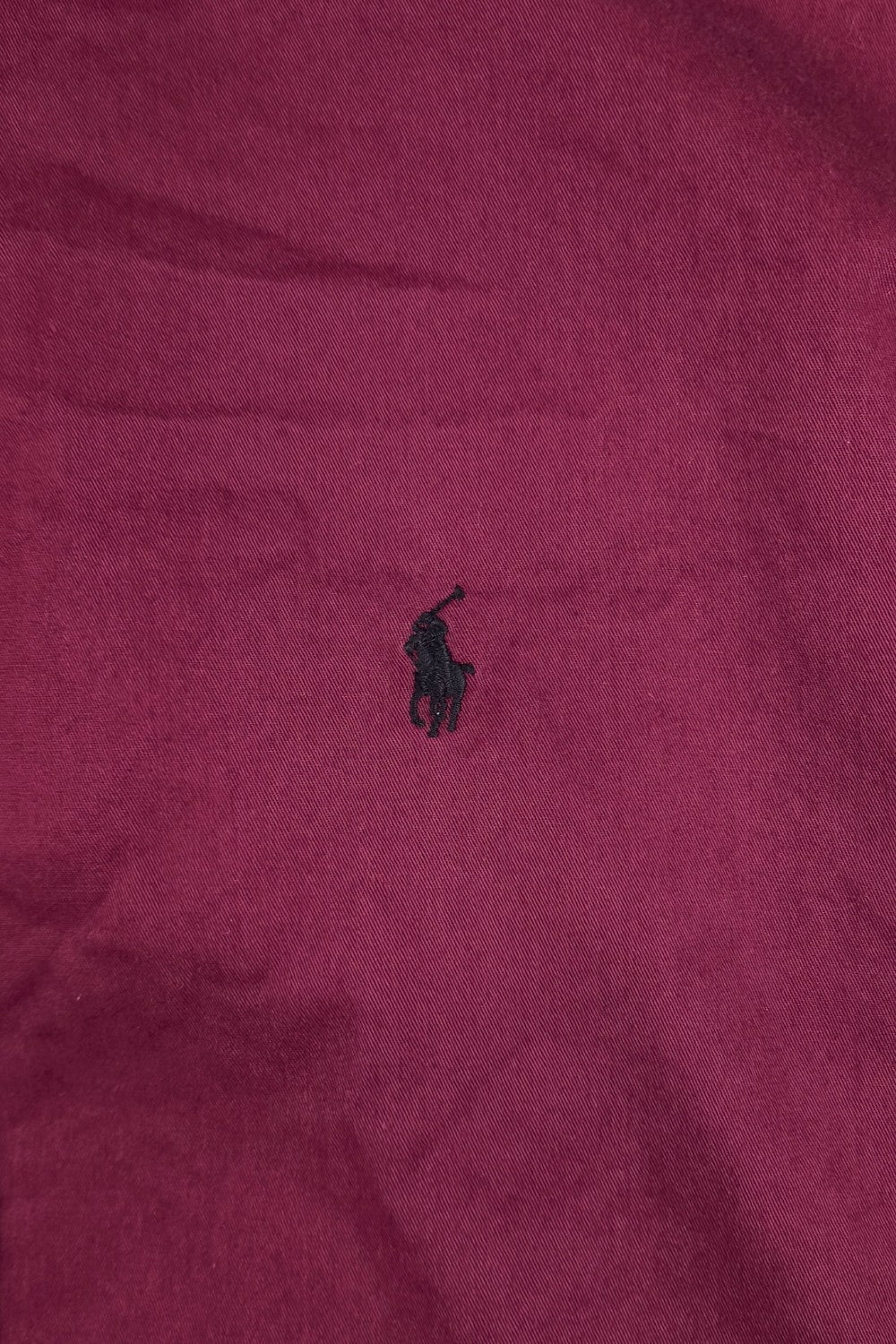 Vintage Ralph Lauren Blake Button Down Shirt Burgundy | 2000s Classic Casual