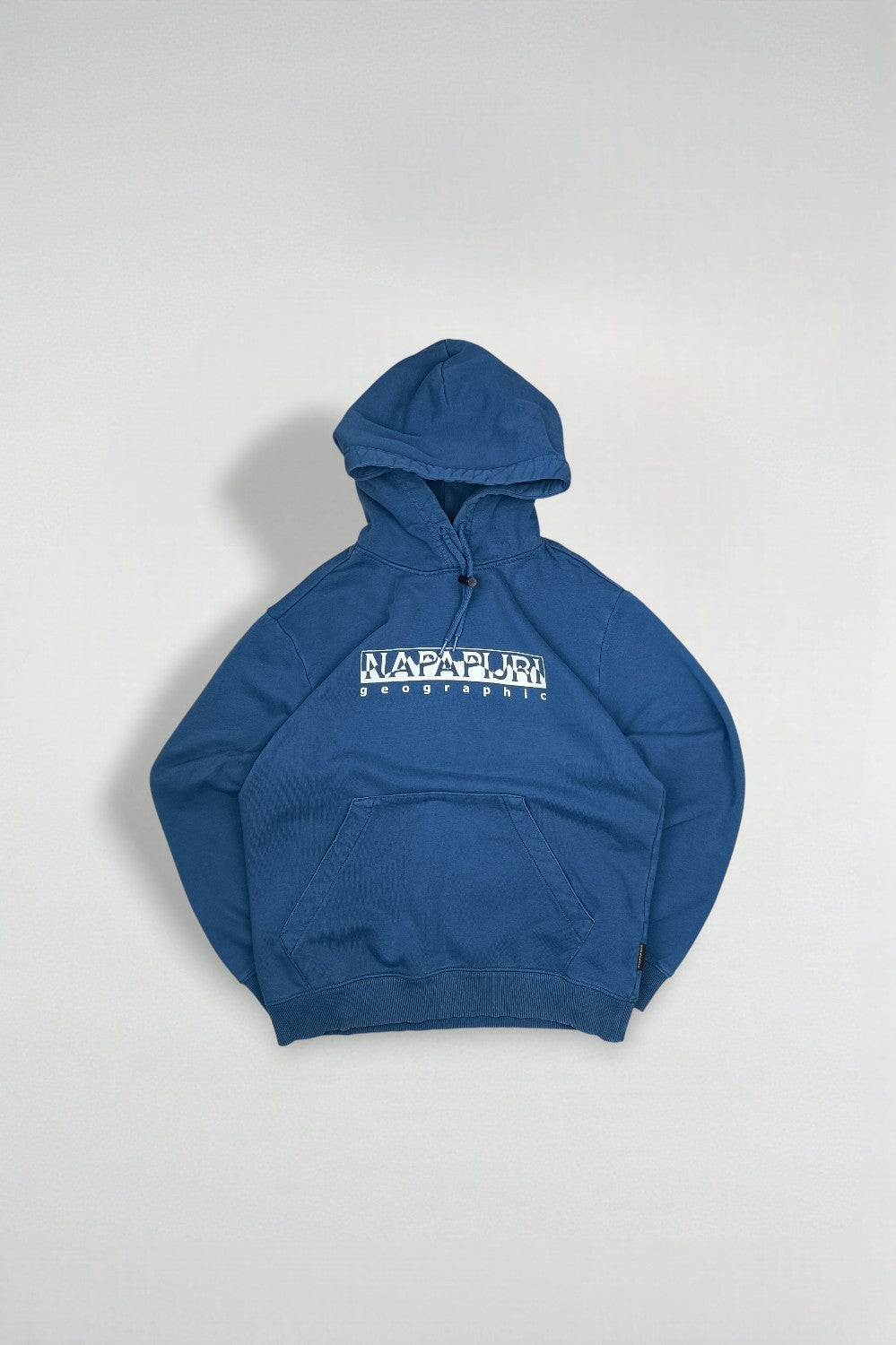 Napapijri Geographic Logo Hoodie Blue | Casual Streetwear Sweatshirt