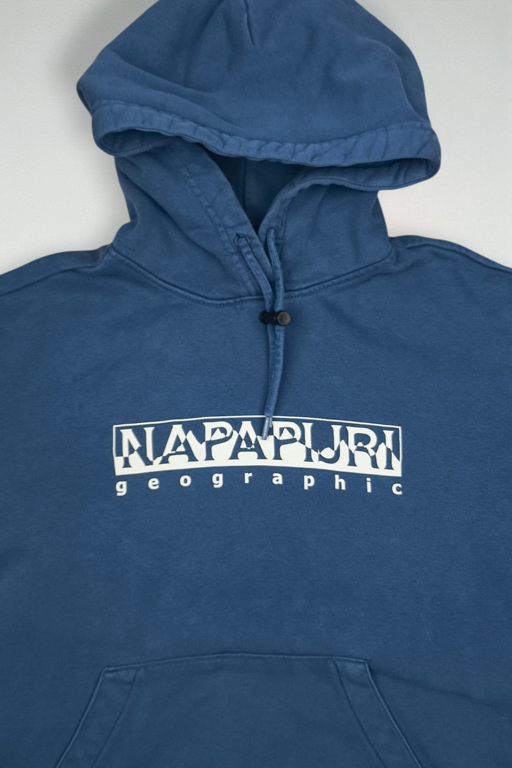 Napapijri Geographic Logo Hoodie Blue | Casual Streetwear Sweatshirt