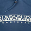 Napapijri Geographic Logo Hoodie Blue | Casual Streetwear Sweatshirt