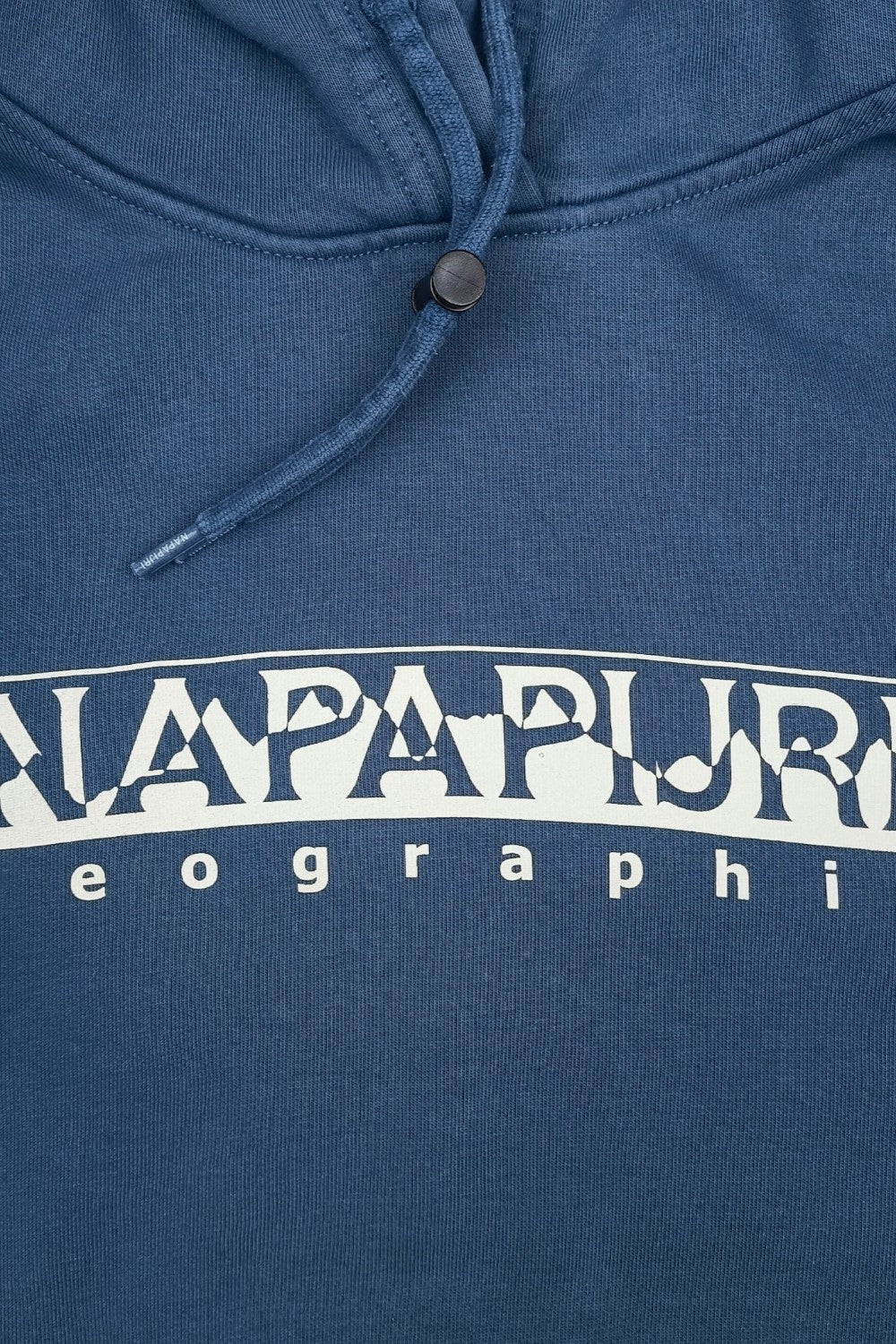 Napapijri Geographic Logo Hoodie Blue | Casual Streetwear Sweatshirt