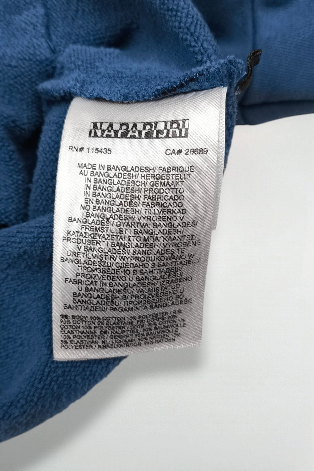 Napapijri Geographic Logo Hoodie Blue | Casual Streetwear Sweatshirt