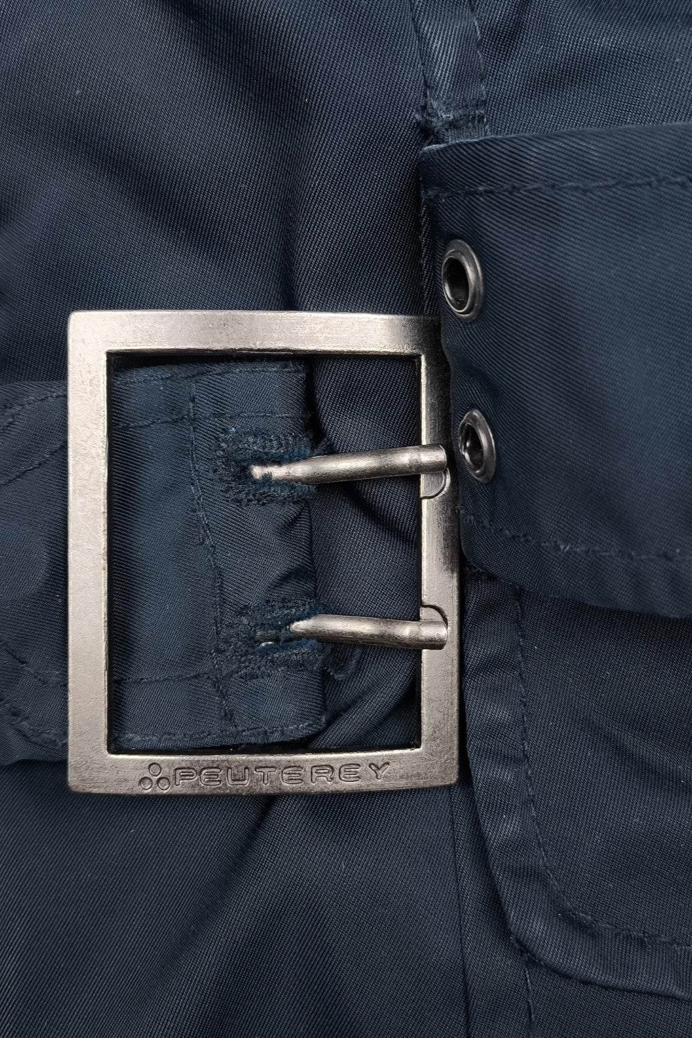 Peuterey Goose Down Belted Parka Jacket Navy Blue | Luxury Winter Outerwear