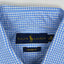 Polo Ralph Lauren Custom Fit Button Down Shirt Blue Check | Classic Casual Menswear