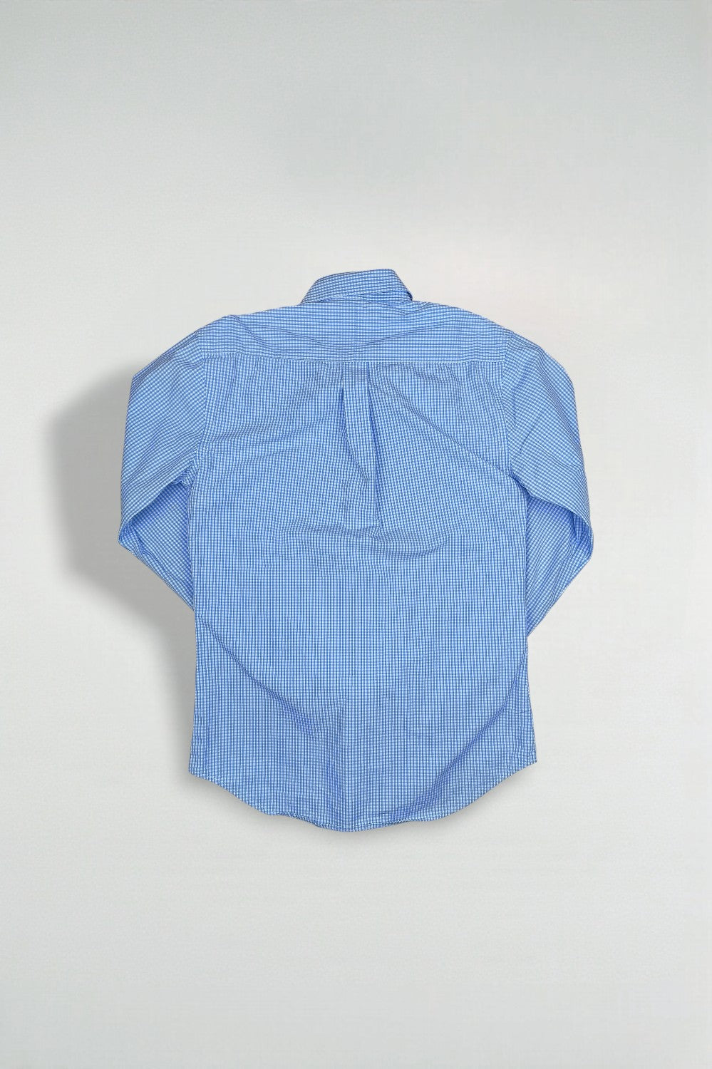 Polo Ralph Lauren Custom Fit Button Down Shirt Blue Check | Classic Casual Menswear