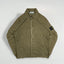 Vintage Stone Island Cotton Zip Sweatshirt Jacket Olive Green | Casual Utility Knitwear