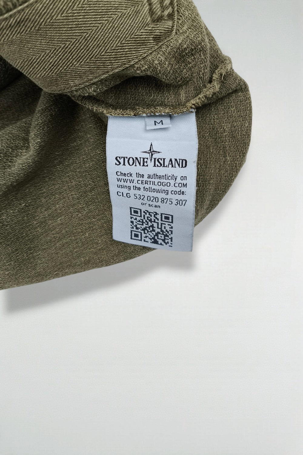 Vintage Stone Island Cotton Zip Sweatshirt Jacket Olive Green | Casual Utility Knitwear