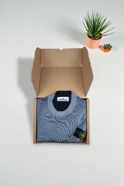 Vintage Stone Island Crewneck Sweater Grey | Classic Knitwear
