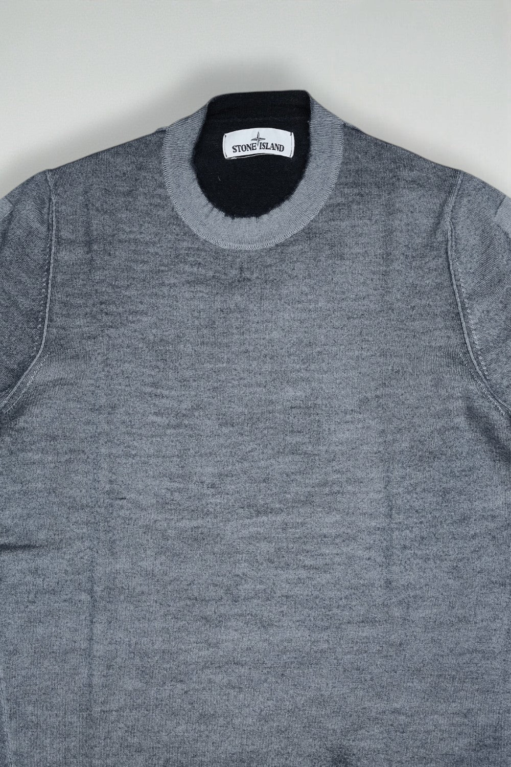 Vintage Stone Island Crewneck Sweater Grey | Classic Knitwear