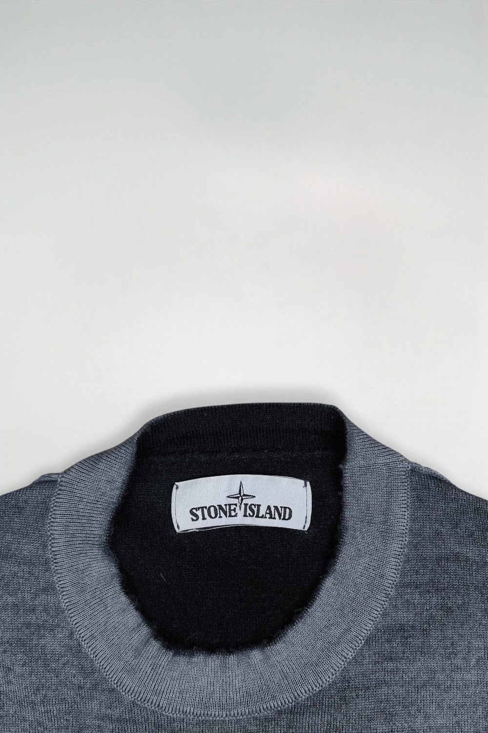 Vintage Stone Island Crewneck Sweater Grey | Classic Knitwear