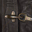 Giacca in pelle vintage Tanner's Paris marrone | Giacca con cappuccio anni '90